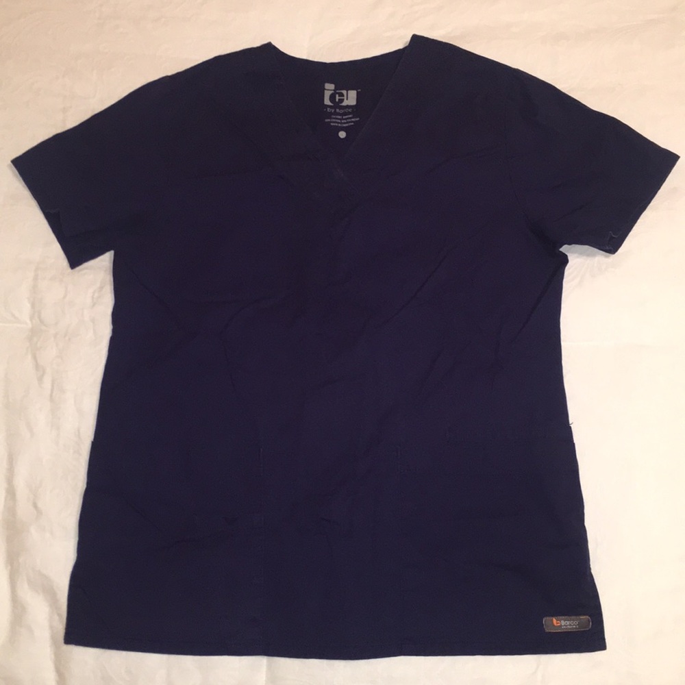 Barcc small blue scrub top. Gently used.